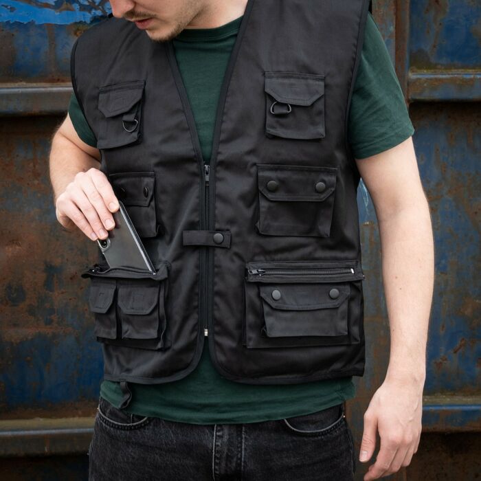 Fostex Reporter vest zwart