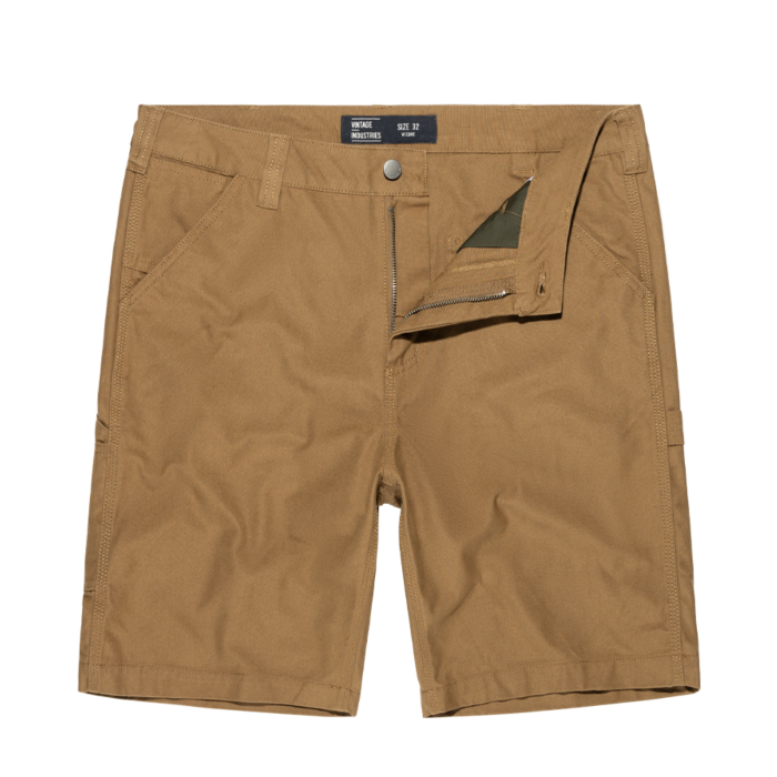 Vintage Industries Dayton Shorts Dark Tan