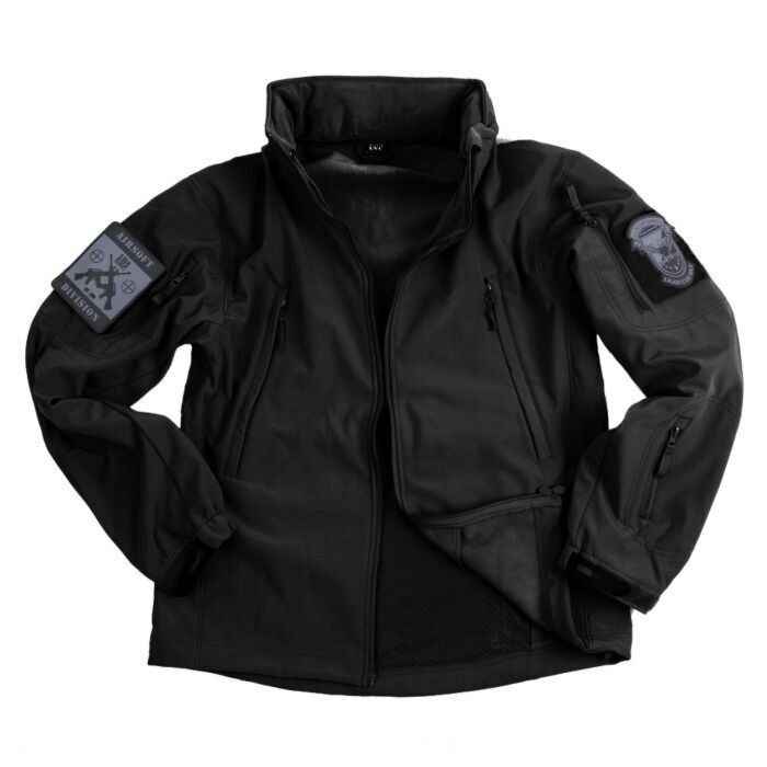 101inc Softshell Jacket Tactical zwart