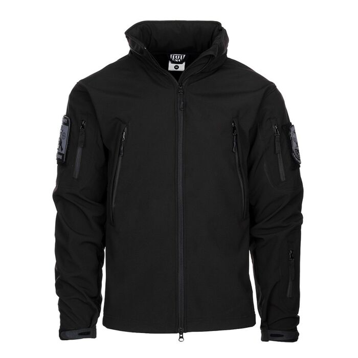 101inc Softshell Jacket Tactical zwart