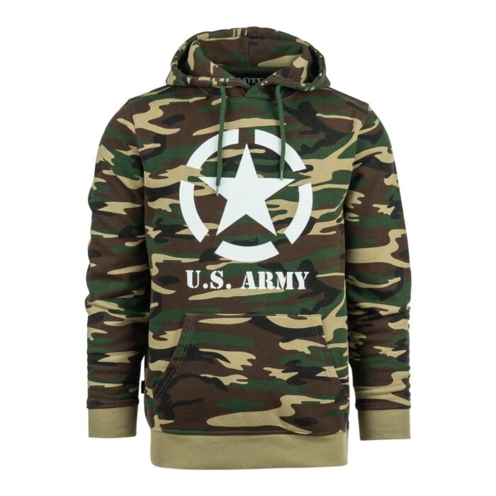 Fostex Hoodie Allied Star U.S. Army camo