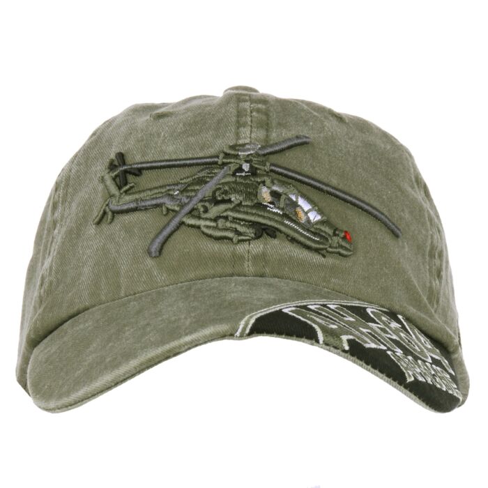 101inc Cap AH-65 Apache stonewashed groen