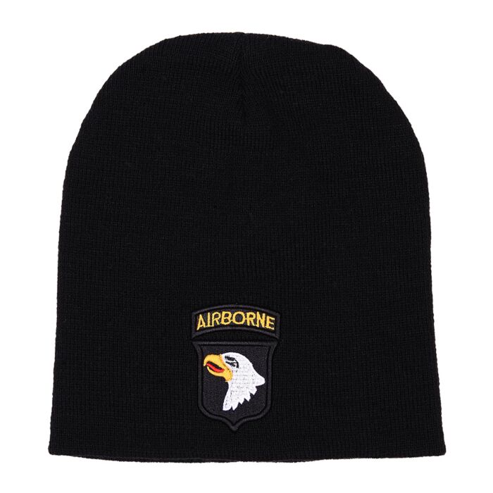 Fostex Beanie muts 101ST Airborne zwart