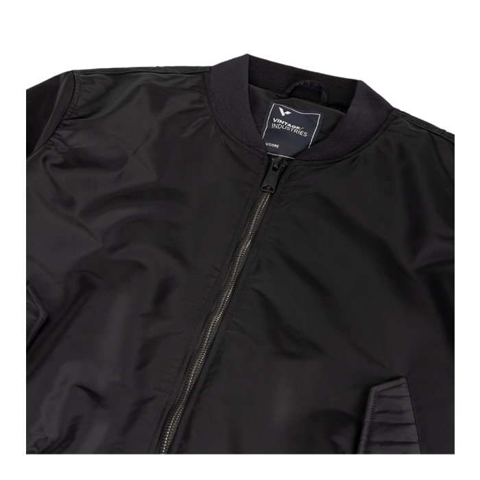 Vintage Industries Carter MA-1 Bomberjacket Black