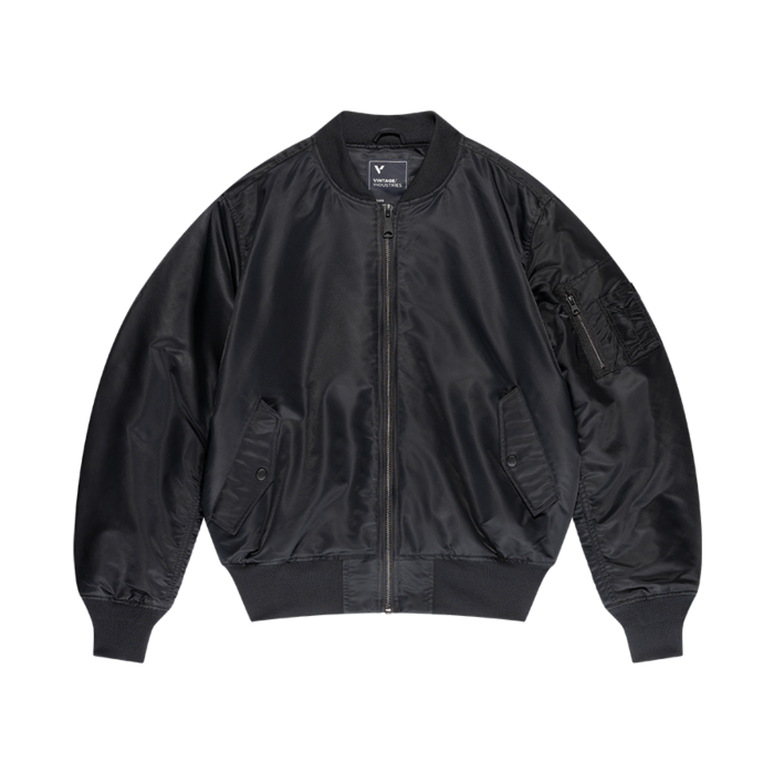 Vintage Industries Carter MA-1 Bomberjacket Black