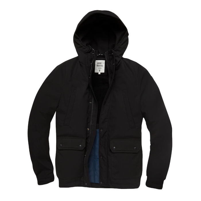 Vintage Industries Ledger parka black