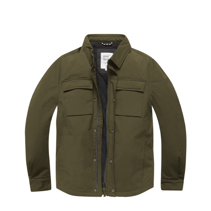 Vintage Industries Wyatt Shirt Jacket taupe