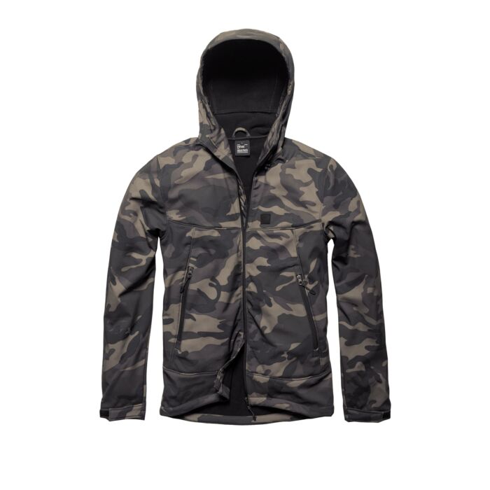 Vintage Industries Alford Softshell Jacket dark camo