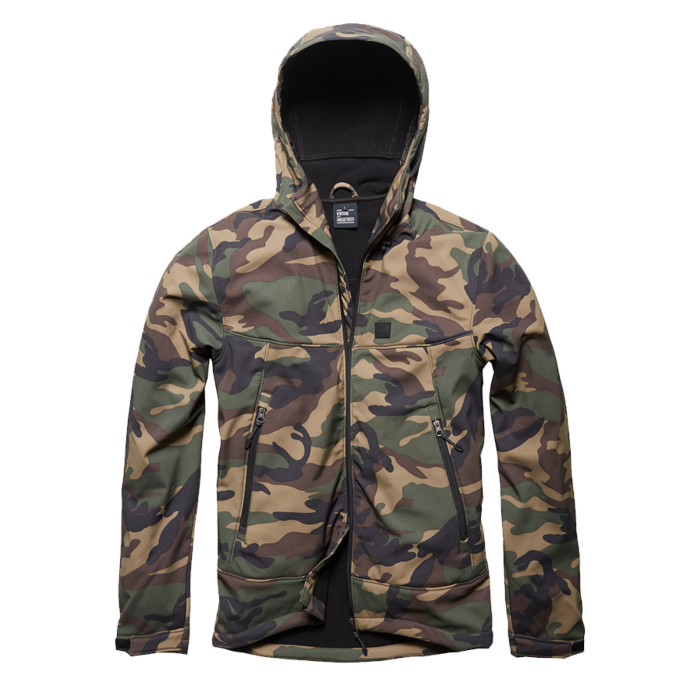 Vintage Industries Alford Softshell Jacket woodland camo