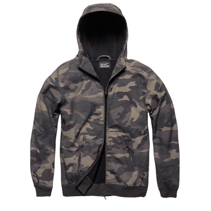 Vintage Industries Ashore Softshell Jacket dark camo