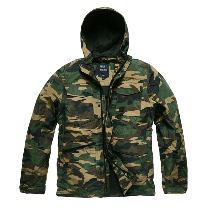 Vintage Industries Levin jacket woodland camo