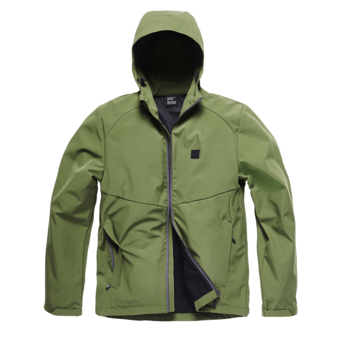 Vintage Industries Ather softshell jacket olive