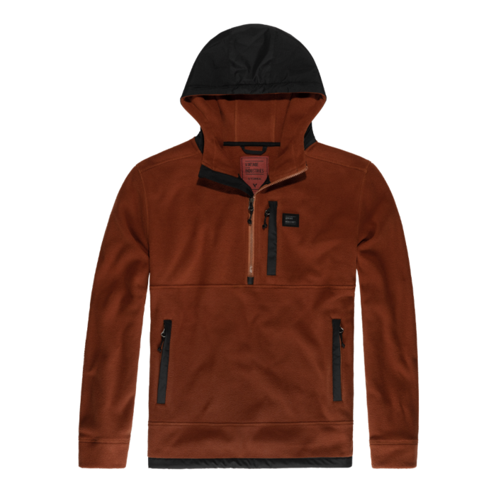 Vintage Industries Vinson Hollow Fibre Fleece Jacket Brick