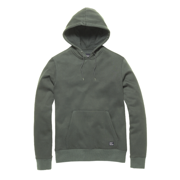 Vintage Industries Derby hooded sweatshirt Mid Grey