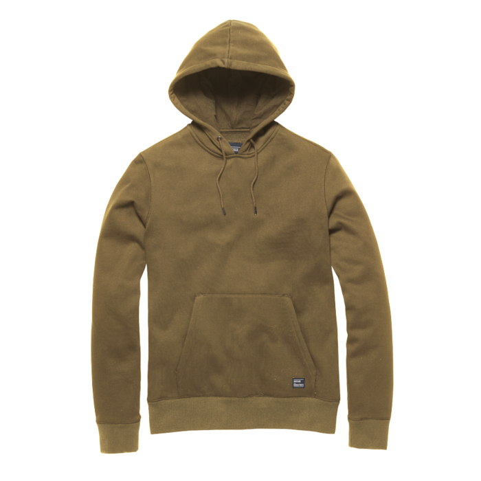 Vintage Industries Derby hooded sweatshirt taupe