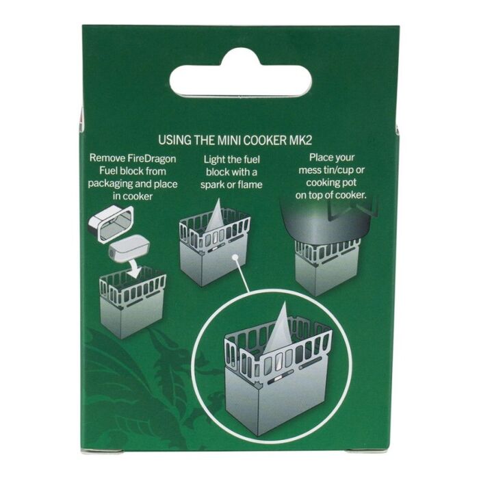 BCB FireDragon Mini Cooker MK2 + Fuel CN371A