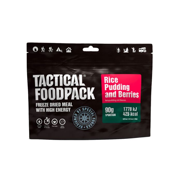Tactical Foodpack Rice Pudding & Berries 90gram