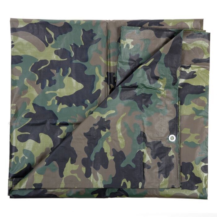 Afdekzeil 3x3m woodland camo