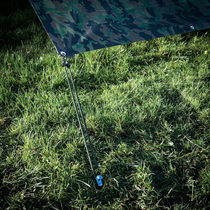 Afdekzeil 4.8x6m woodland camo