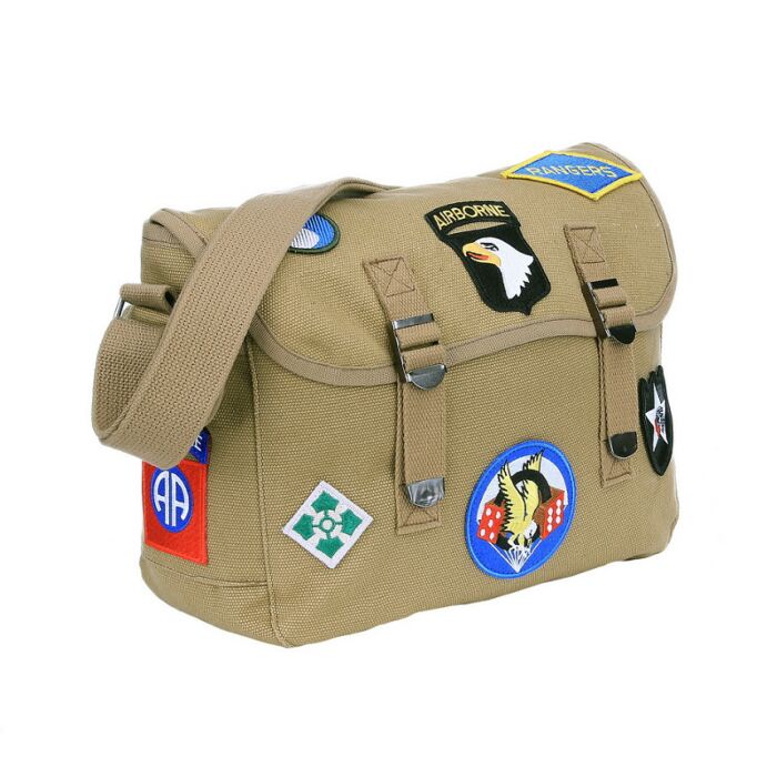 Fostex Pukkel tas US WWII emblemen khaki