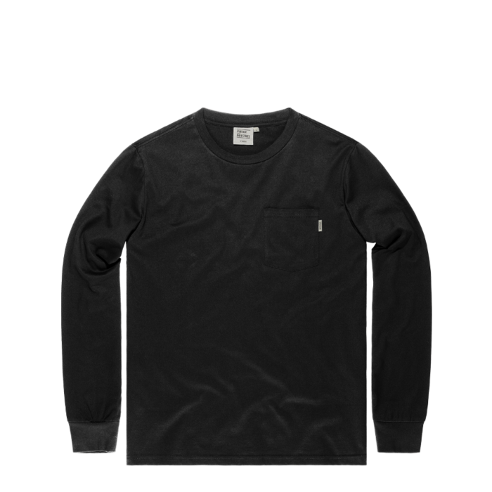 Vintage Industries Grant Pocket T-shirt Longsleeve Black