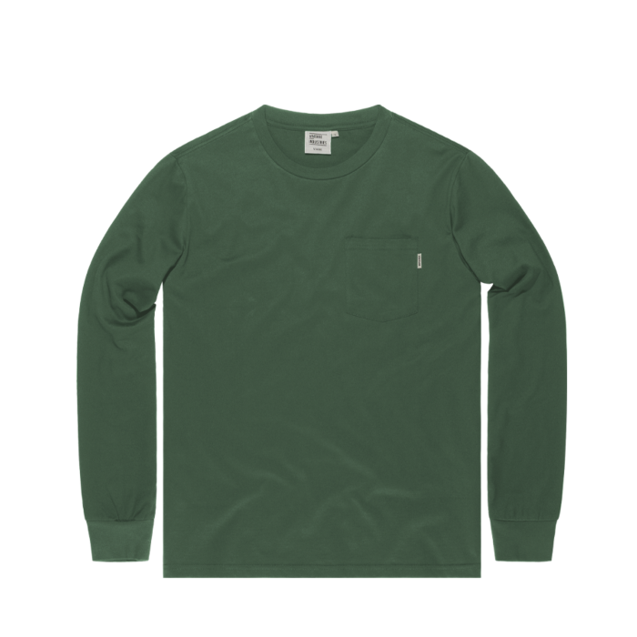 Vintage Industries Grant Pocket T-shirt Longsleeve Drab