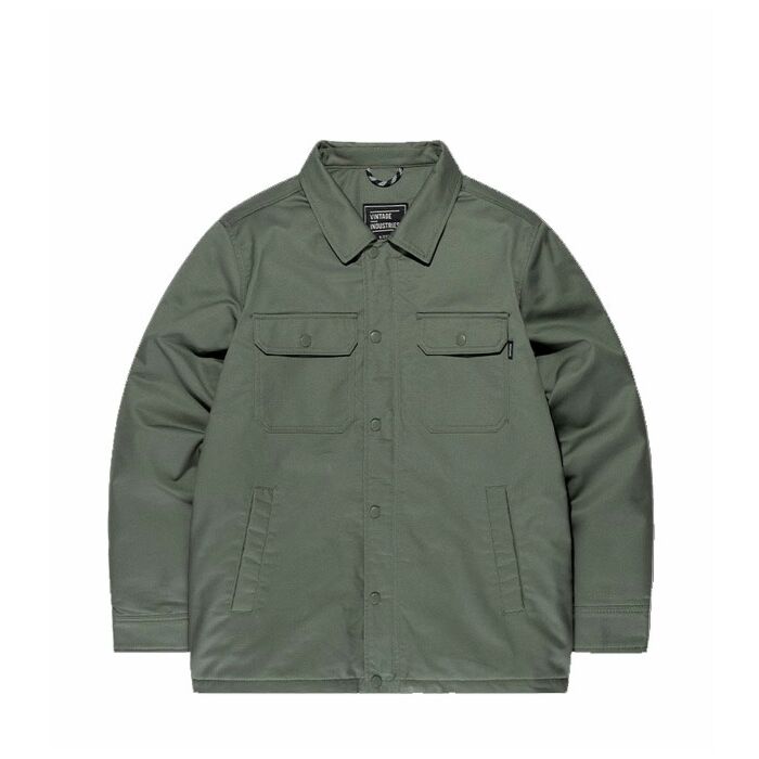 Vintage Industries Hendrix Shirt Jacket Light Olive