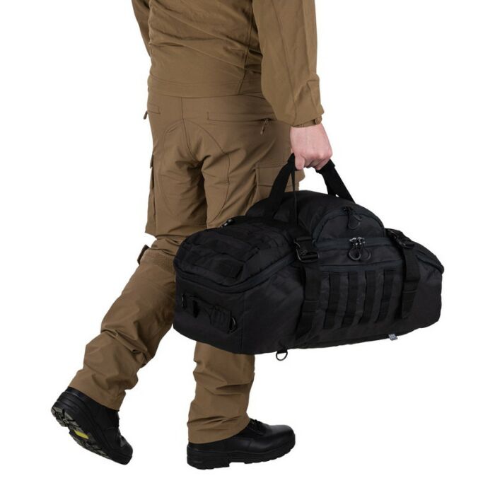 101inc Tactical Weekend Tas 45L Zwart 3in1