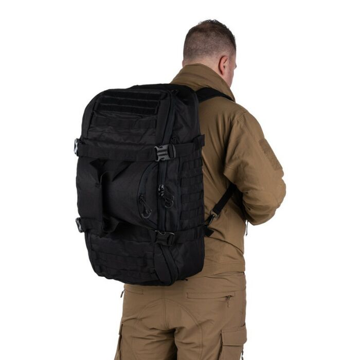101inc Tactical Weekend Tas 45L Zwart 3in1