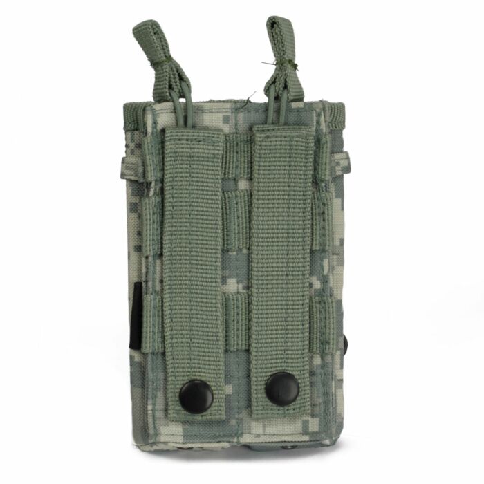 101Inc Molle pouch Sidearm 2 Mag. C digital ACU camo