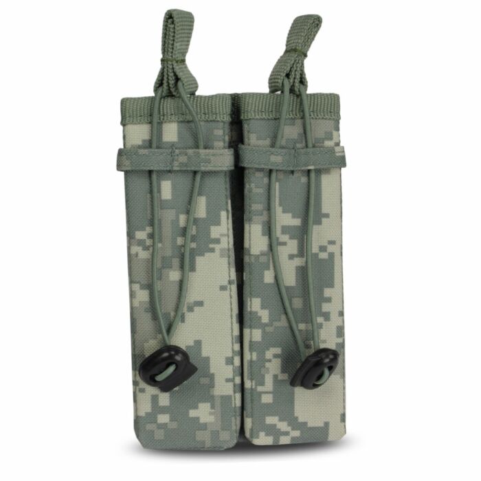 101Inc Molle pouch Sidearm 2 Mag. C digital ACU camo