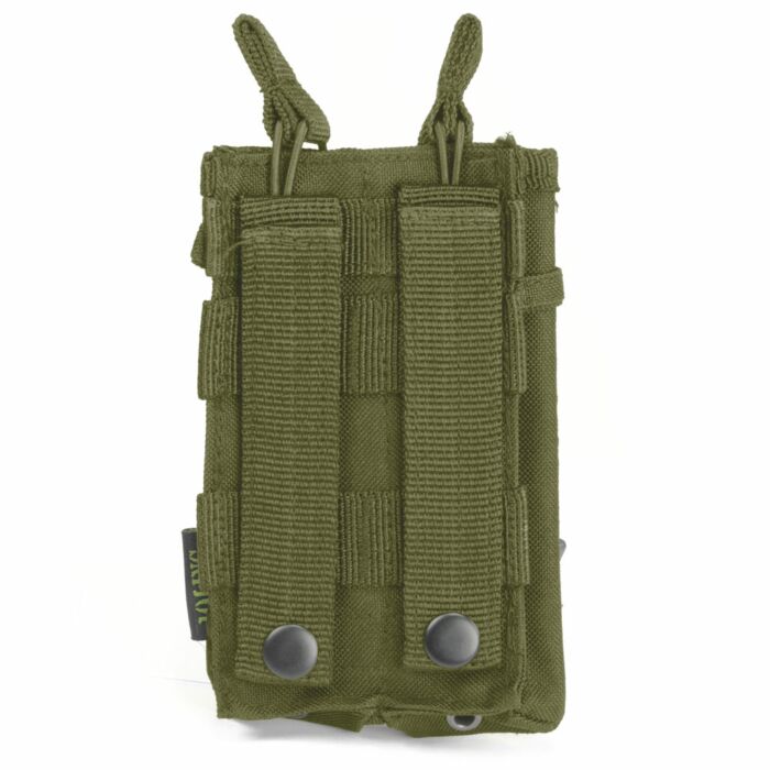 101Inc Molle pouch Sidearm 2 Mag. C groen