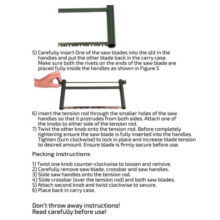 Fosco Opvouwbare Zaag groen