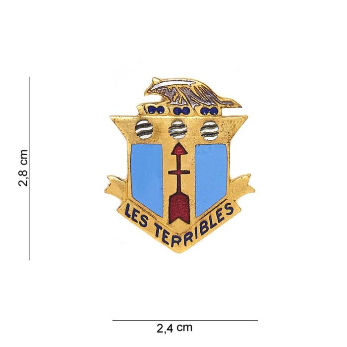 Embleem metaal 128th Infantry regiment pin