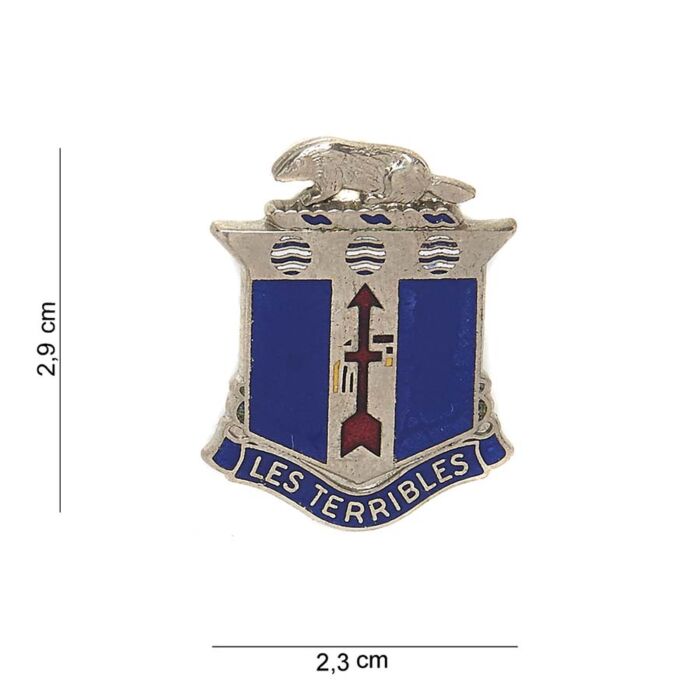 Embleem metaal 128th Infantry regiment pin