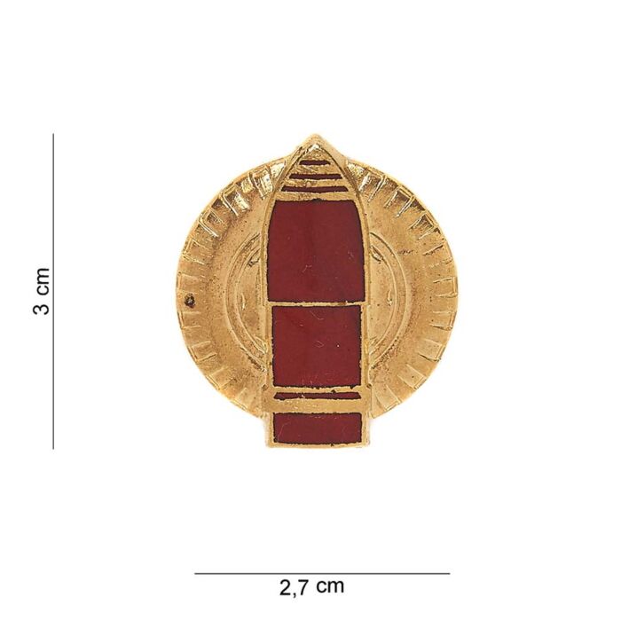 Embleem metaal 34th Field artillery pin