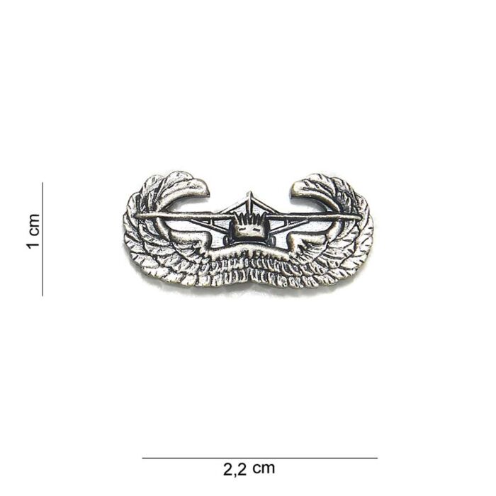 Embleem metaal Air assault wing klein pin