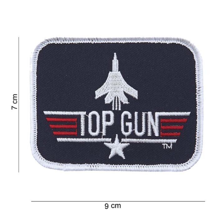 Embleem stof Top gun logo
