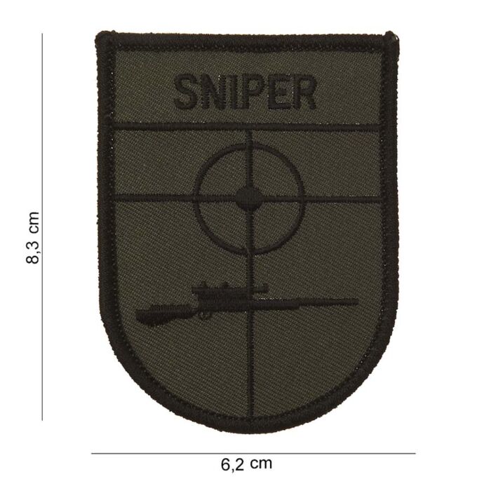 Embleem stof sniper (schild)