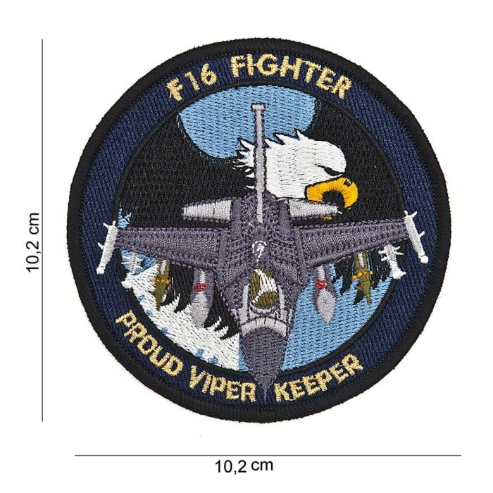 Embleem stof Patch F-16 proud viper