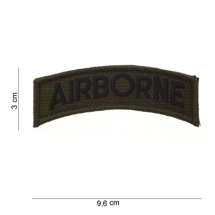 Embleem Airborne tab stof+klittenband