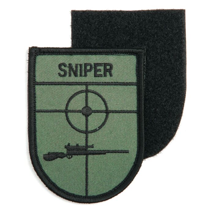 Embleem Sniper (schild) stof+klittenband