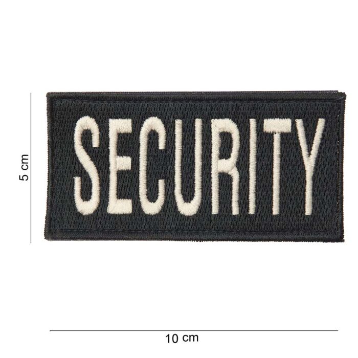 Embleem Security (dik) zwart