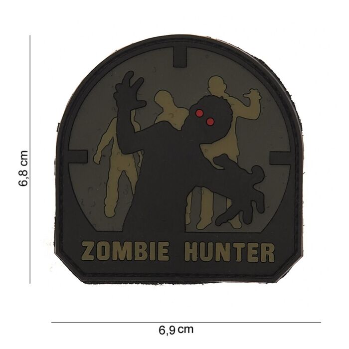 Embleem 3D PVC ACU-A Zombie Hunter