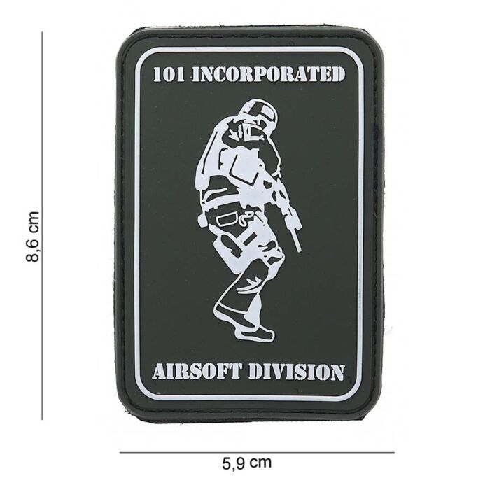 Embleem 3D PVC 101inc airsoft division