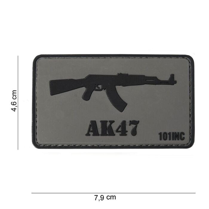 Embleem 3D PVC AK47 