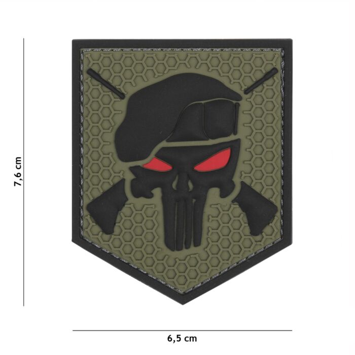 Embleem 3D PVC Commando Punisher Gro