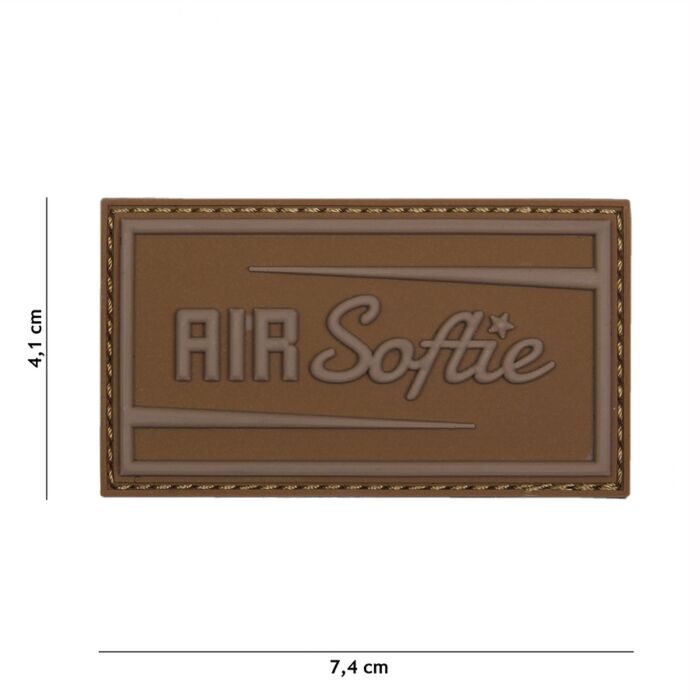 Embleem 3D PVC Air softie coyote