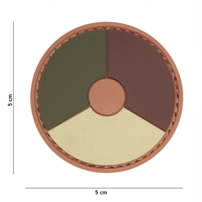 Embleem 3D PVC Royal dutch airforce multi