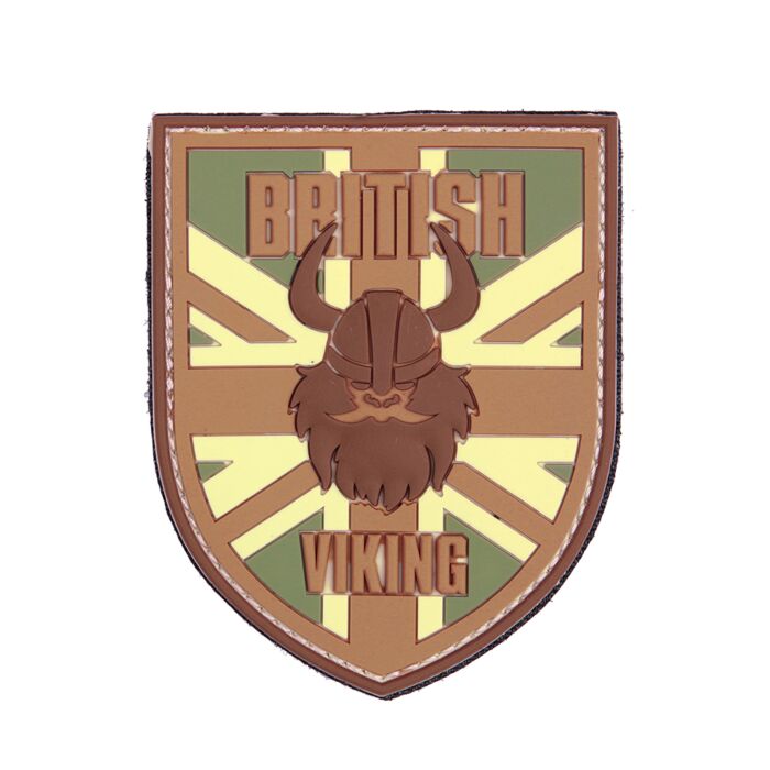 Embleem 3D PVC British viking multi